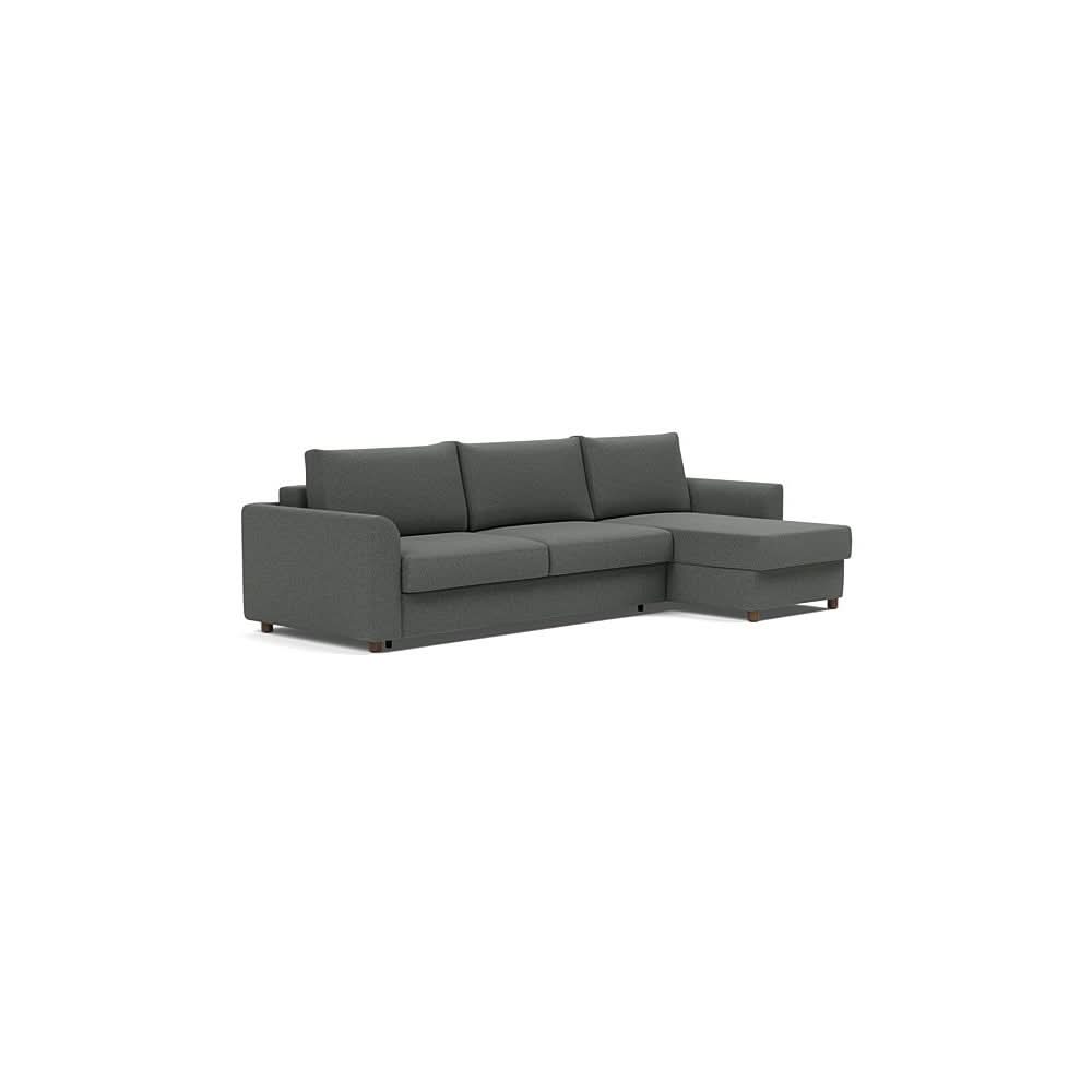 King / Sofa with Lounger / Boucle Charcoal - 529