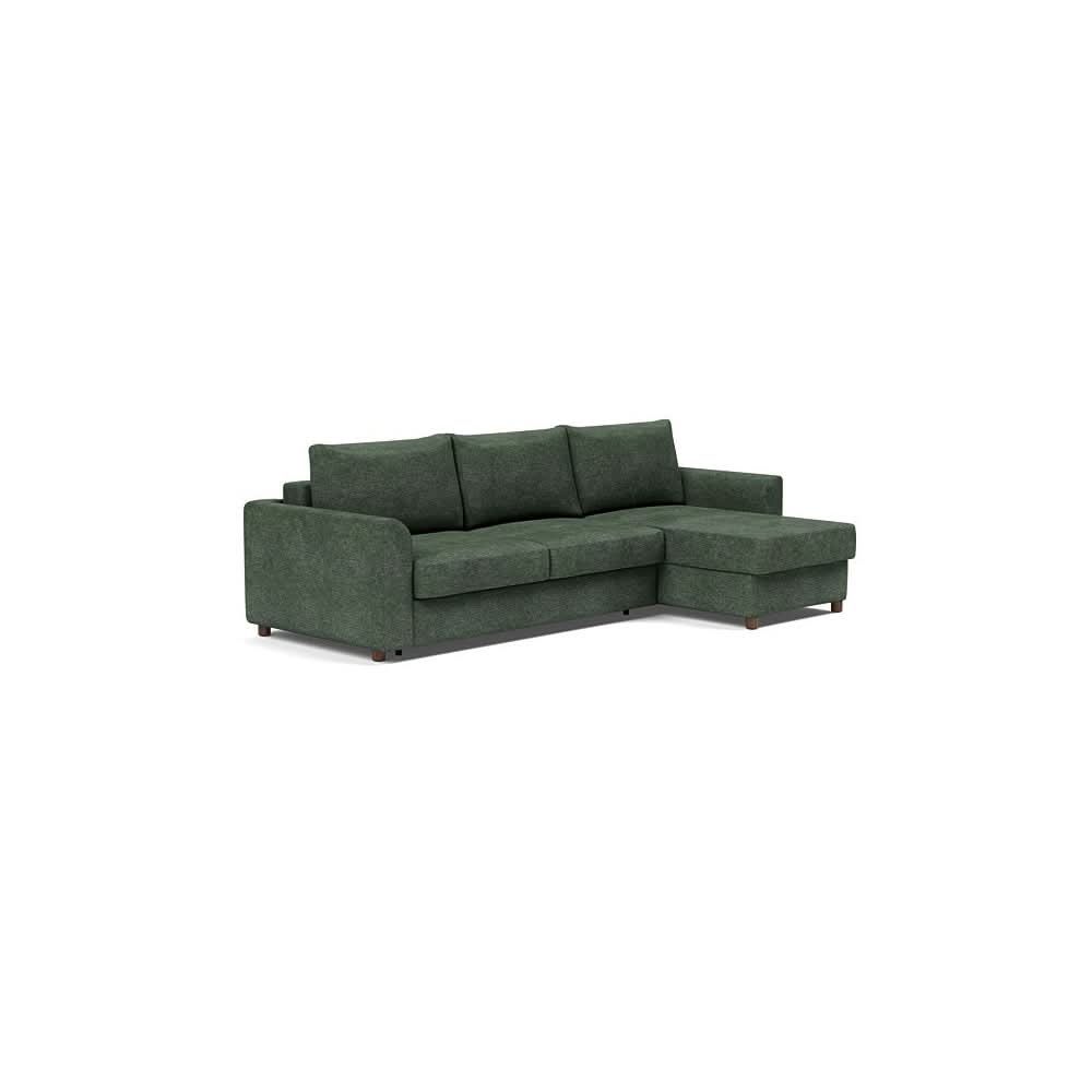 Queen / Sofa with Lounger / Avella Pine Green - 281