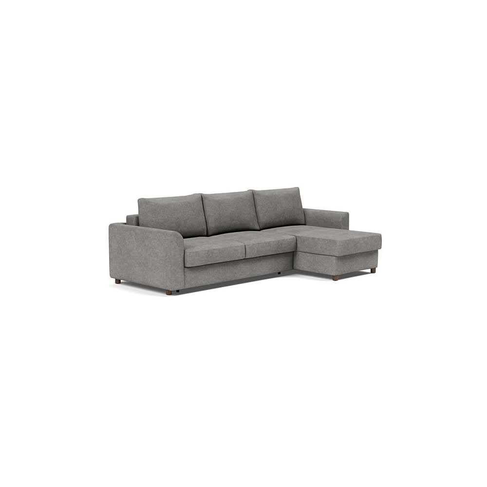 Queen / Sofa with Lounger / Avella Warm Grey - 282