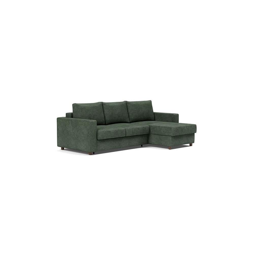 Full / Sofa with Lounger / Avella Pine Green - 281