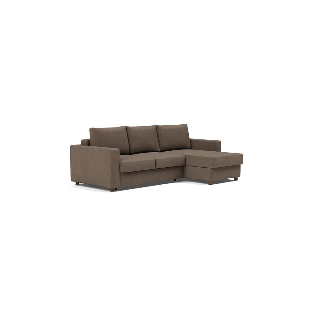 Full / Sofa with Lounger / Esina Cedar Brown - 411