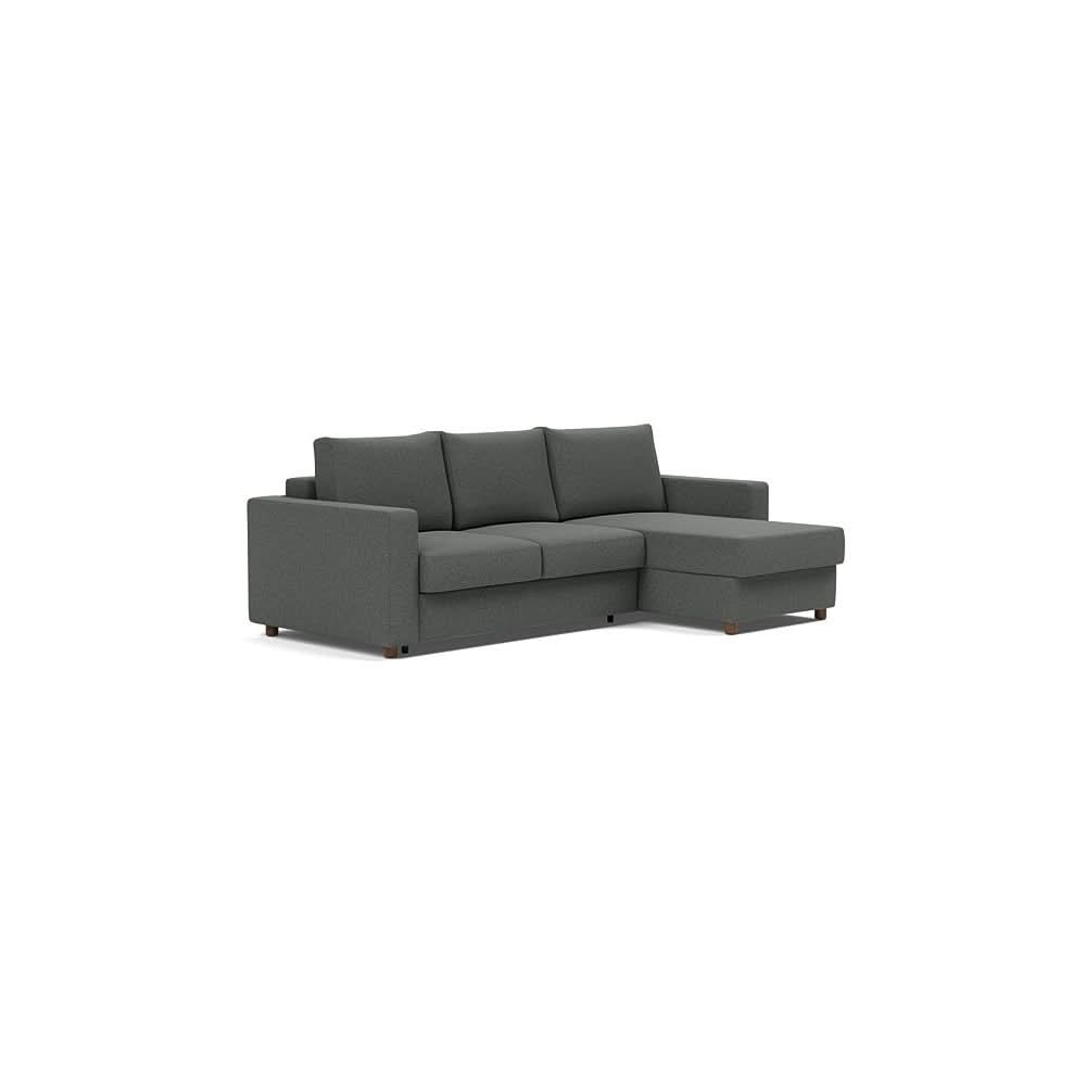 Full / Sofa with Lounger / Boucle Charcoal - 529