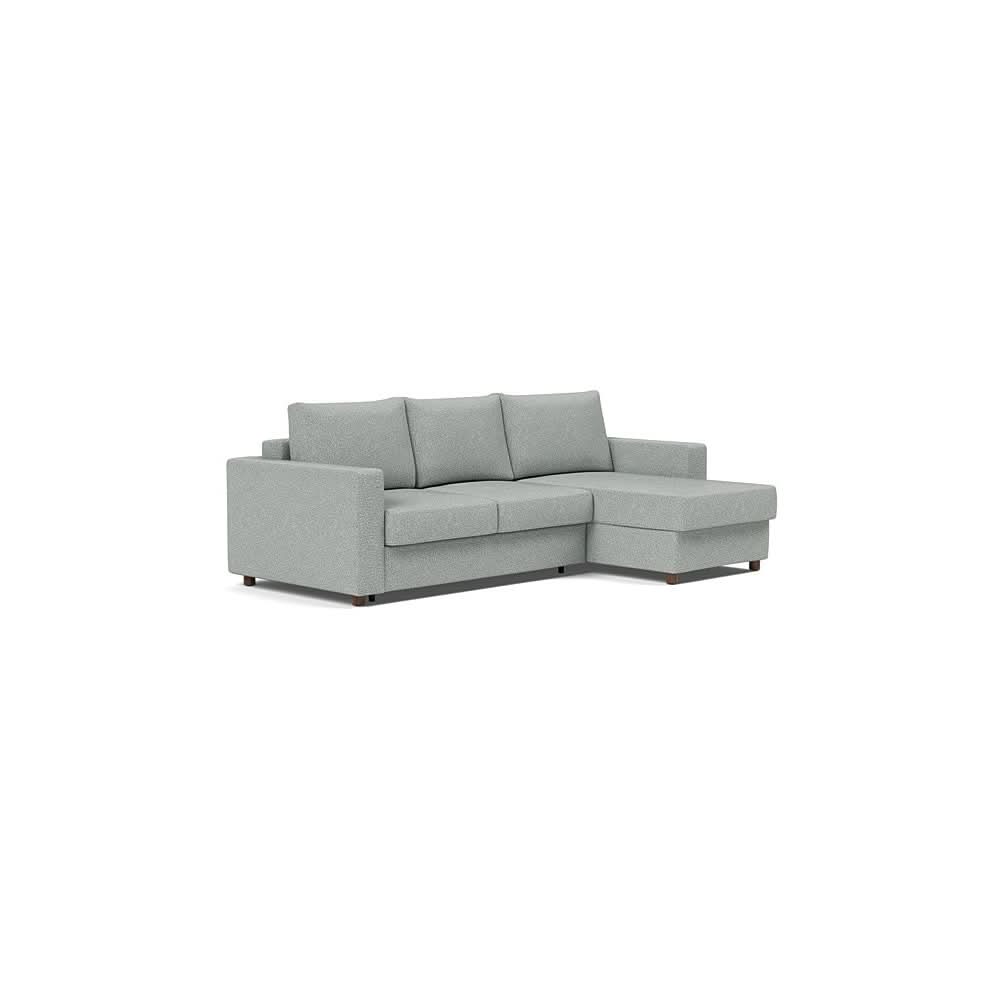 Full / Sofa with Lounger / Melange Grey - 538