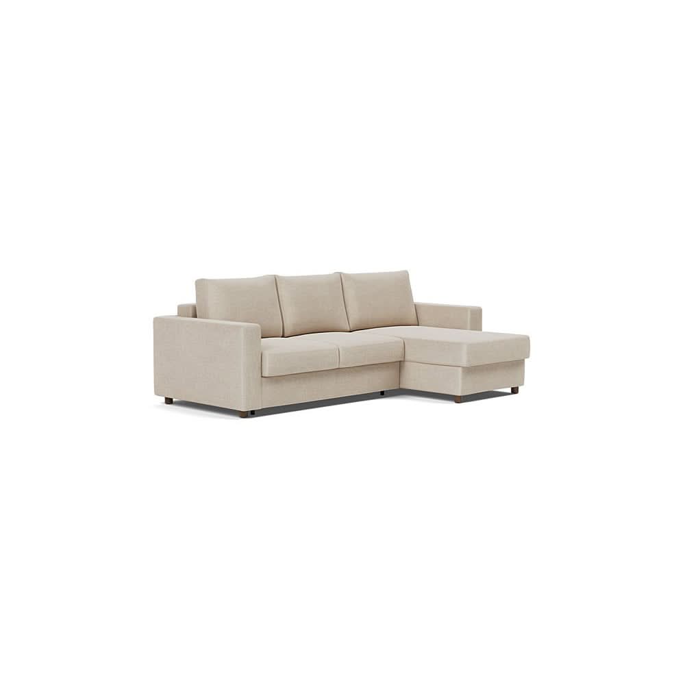 Full / Sofa with Lounger / Phobos Latte - 586