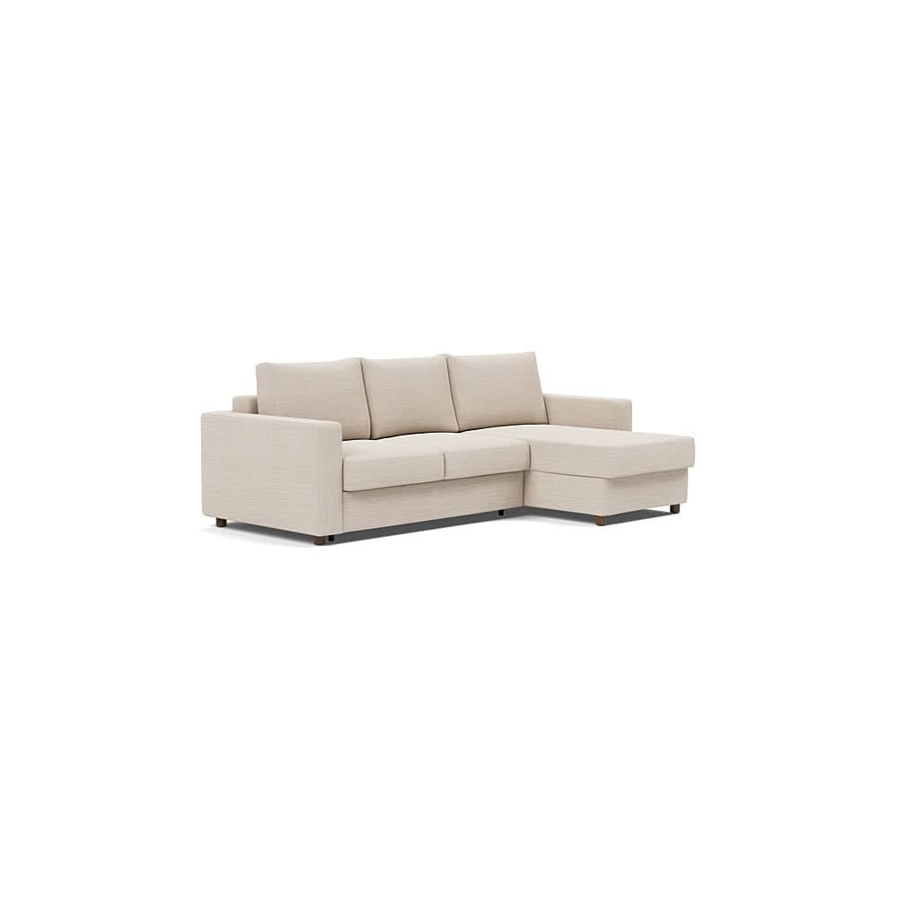 Full / Sofa with Lounger / Blida Sand Grey - 612