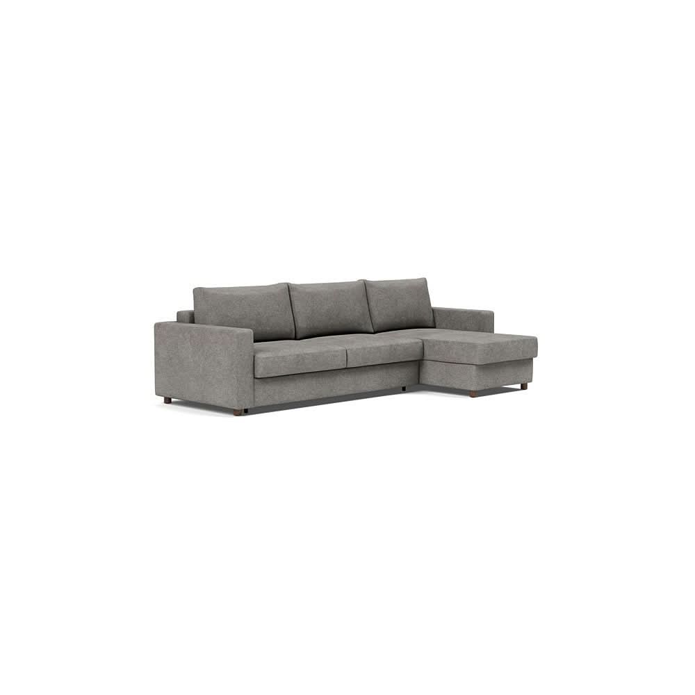 King / Sofa with Lounger / Avella Warm Grey - 282