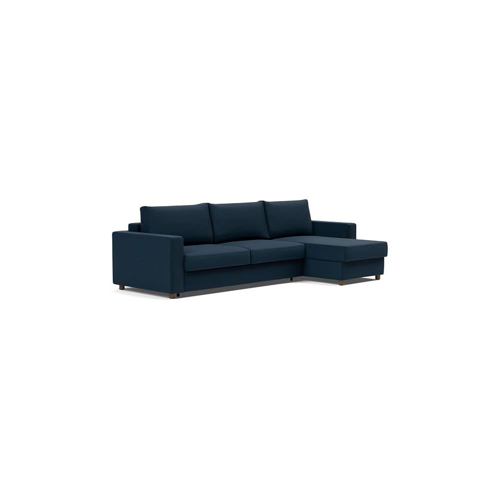 King / Sofa with Lounger / Mixed Dance Blue - 528