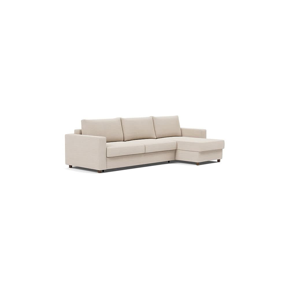 King / Sofa with Lounger / Blida Sand Grey - 612