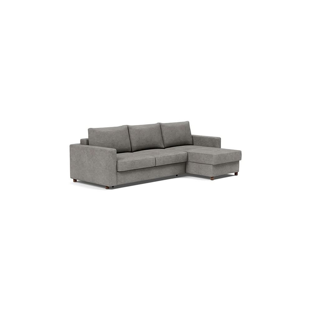 Queen / Sofa with Lounger / Avella Warm Grey - 282