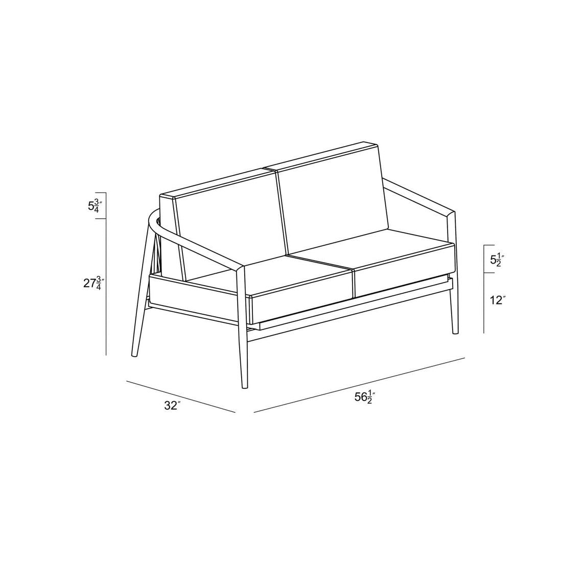 Olio Loveseat