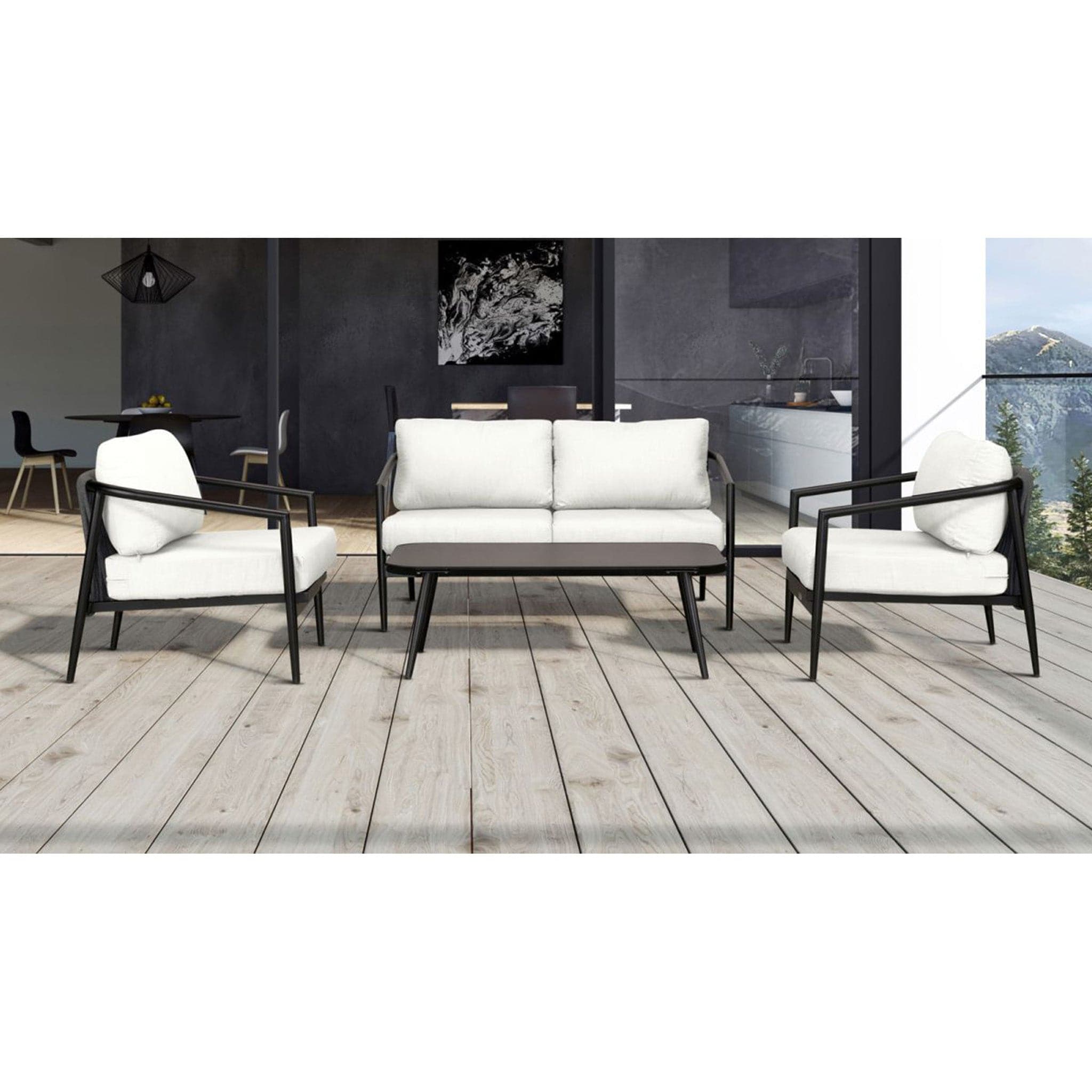 Olio 4 Piece Loveseat Set