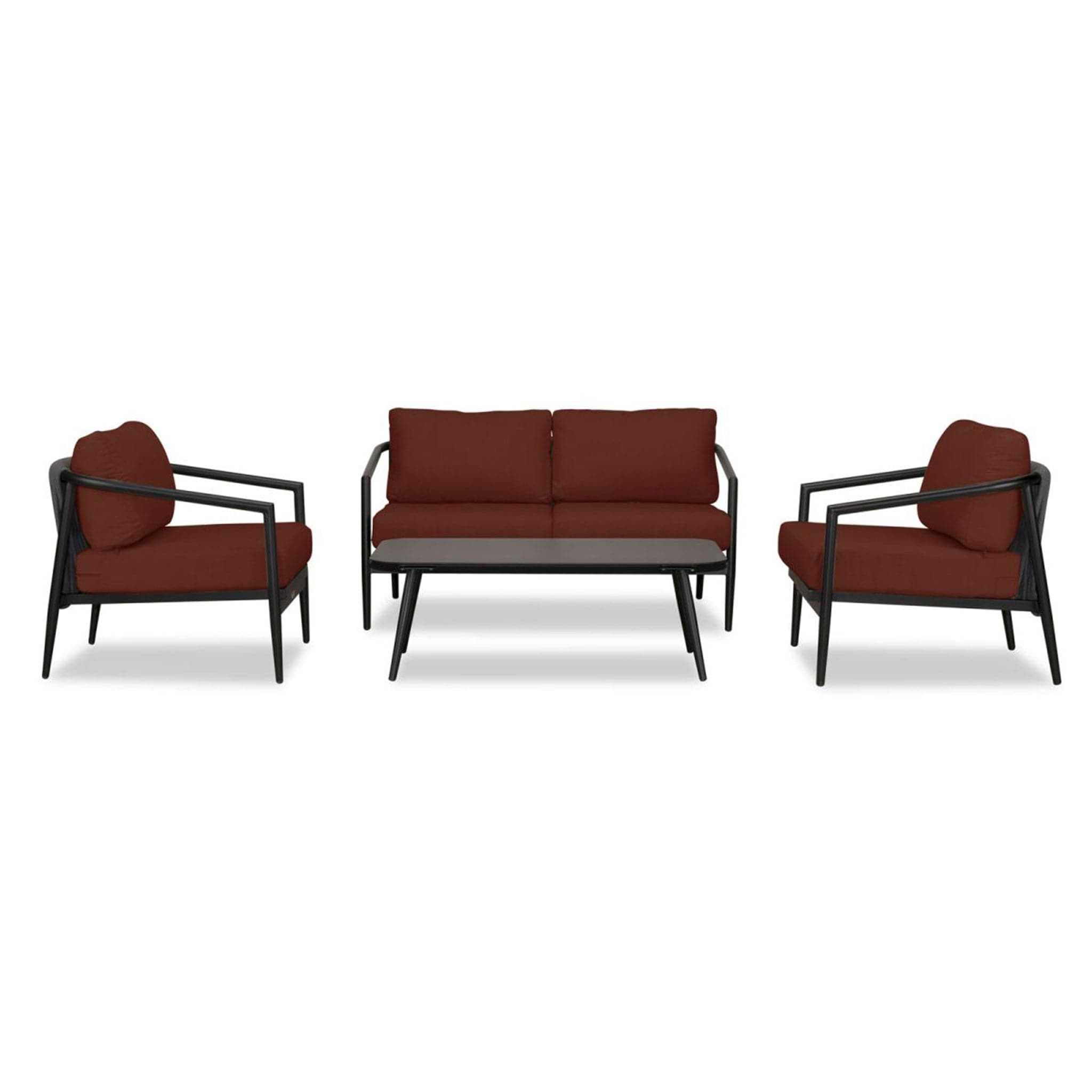 Olio 4 Piece Loveseat Set