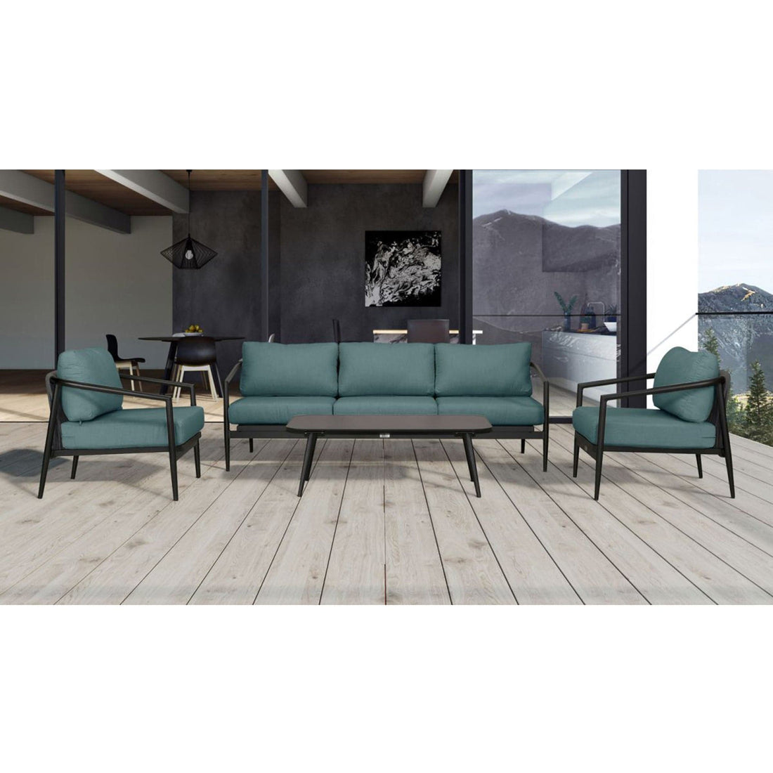 Olio 4 Piece Sofa Set