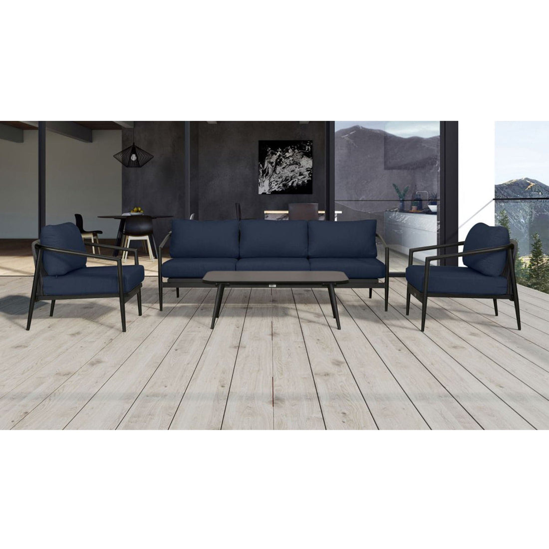 Olio 4 Piece Sofa Set