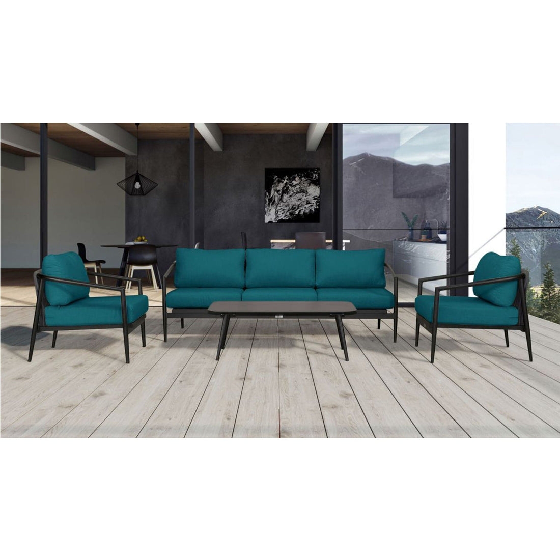 Olio 4 Piece Sofa Set