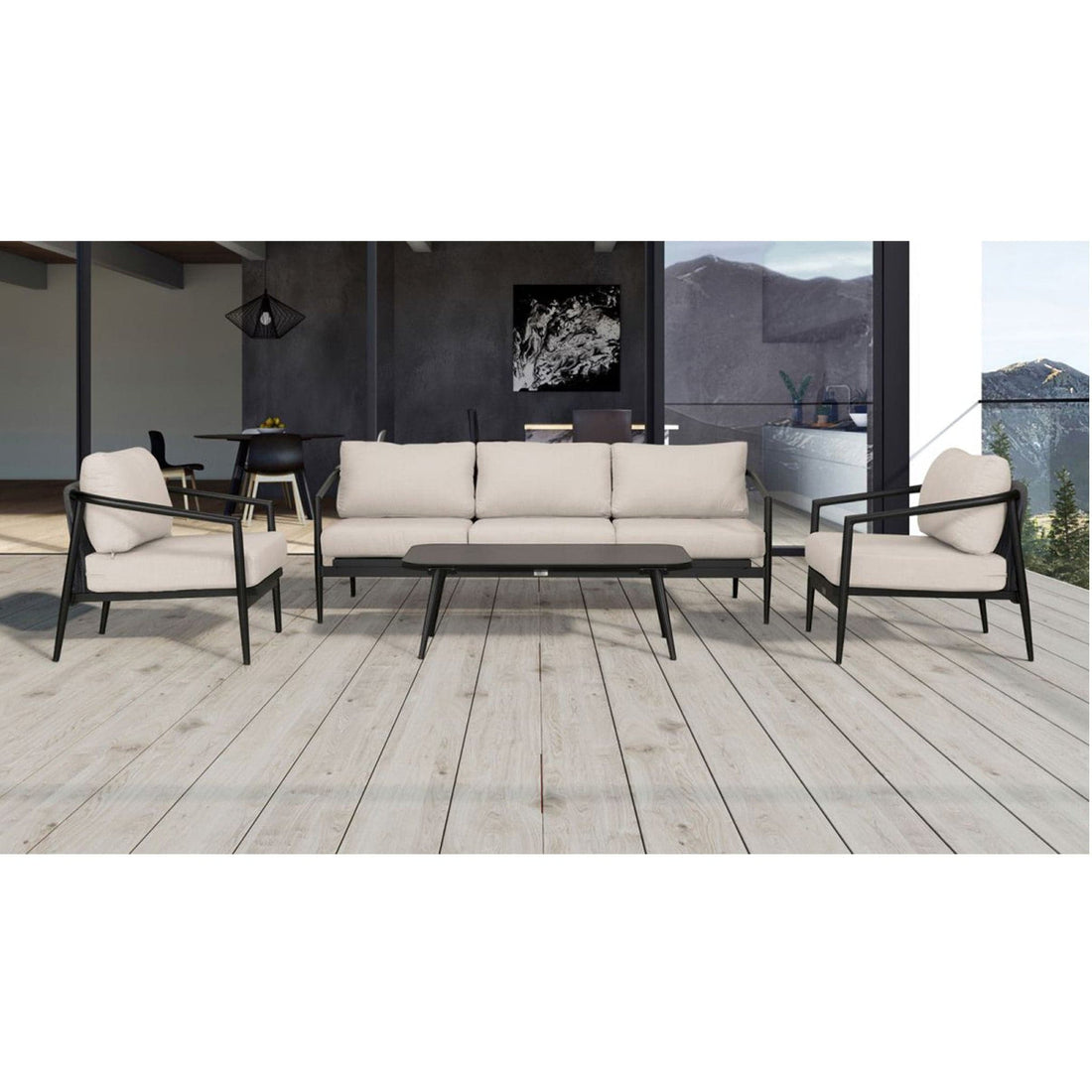 Olio 4 Piece Sofa Set