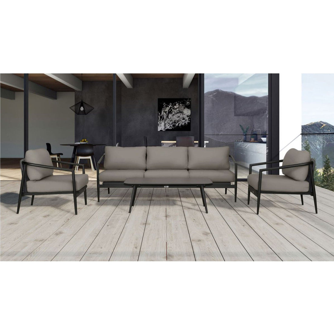 Olio 4 Piece Sofa Set