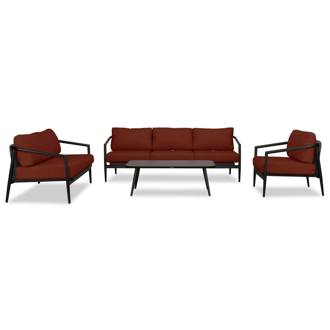 Olio 4 Piece Sofa Loveseat Set