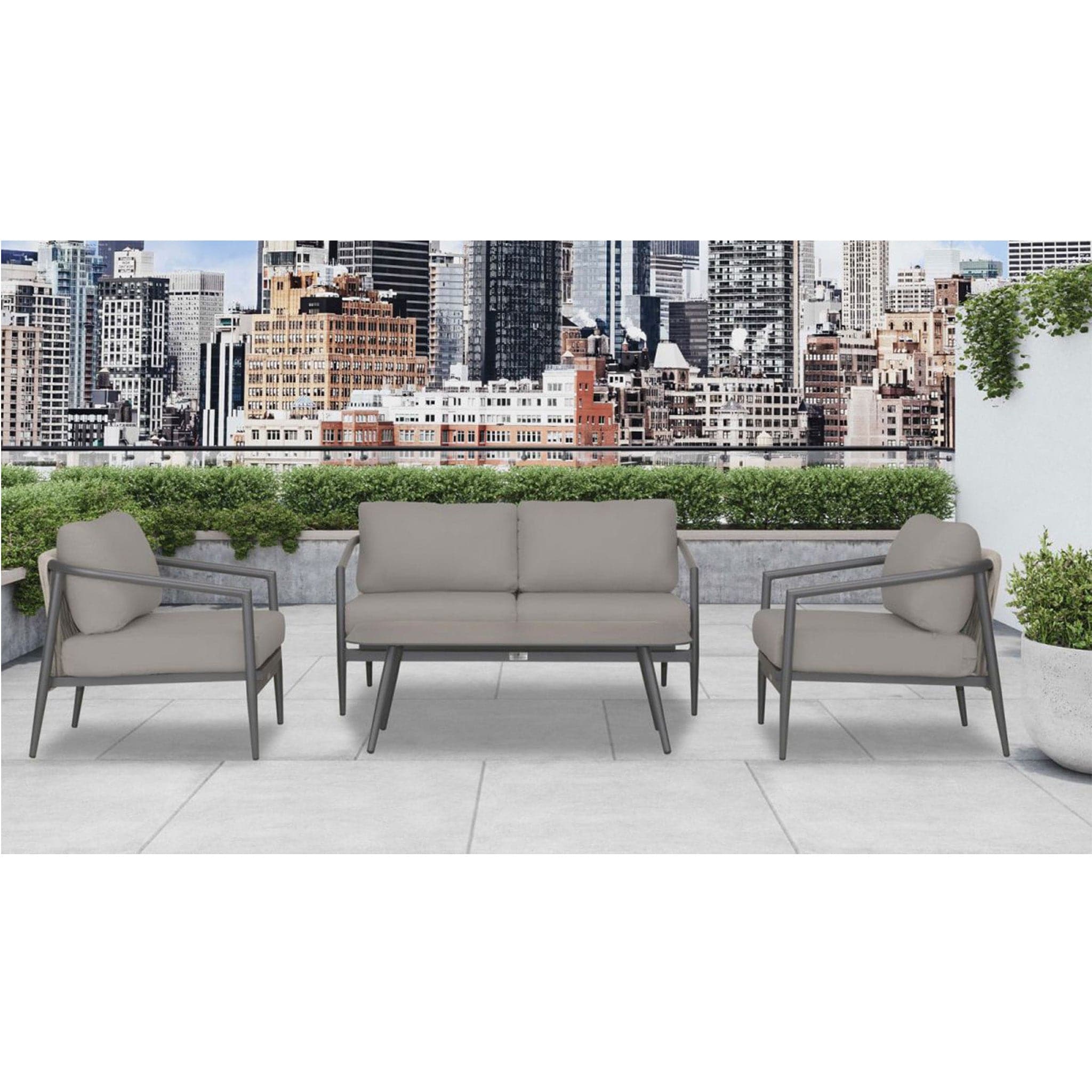 Olio 4 Piece Loveseat Set