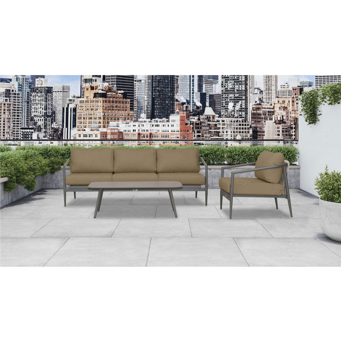 Olio 3 Piece Sofa Set