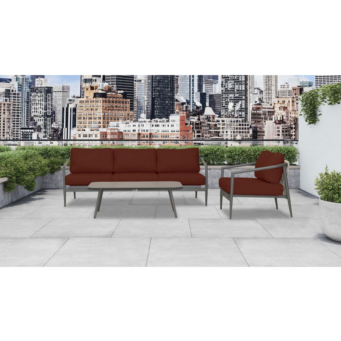 Olio 3 Piece Sofa Set