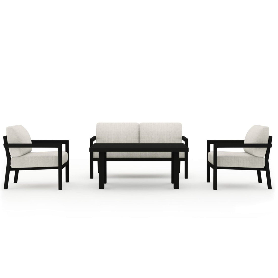 Pacifica Classic 4 Piece Loveseat Set