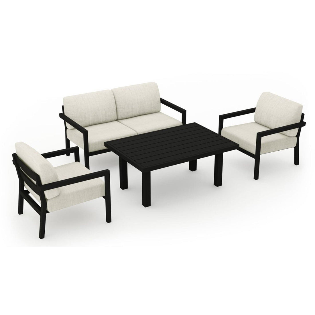 Pacifica Classic 4 Piece Loveseat Set