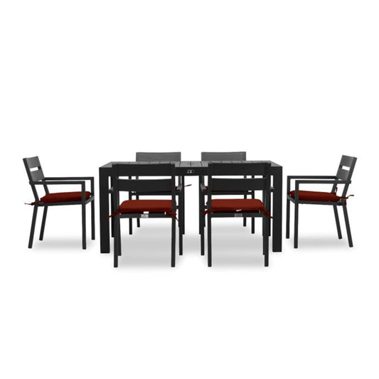  Pacifica Classic 6 Seat Rectangular Dining Set 
