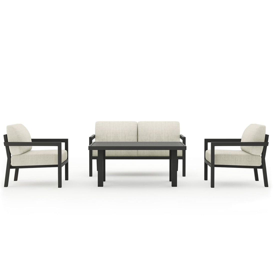 Pacifica Classic 4 Piece Loveseat Set