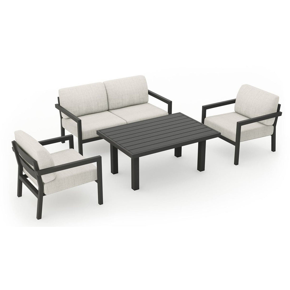 Pacifica Classic 4 Piece Loveseat Set