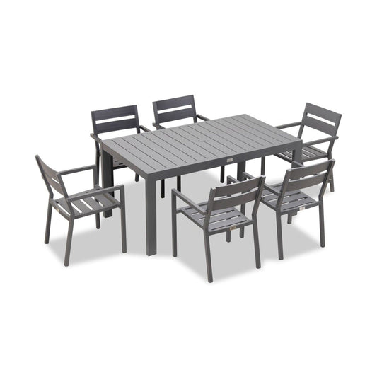 Pacifica Classic 6 Seat Rectangular Dining Set
