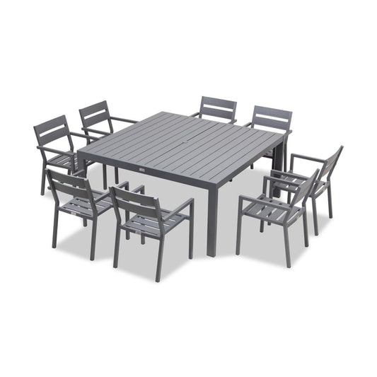 Pacifica Classic 8 Seat Square Dining Set