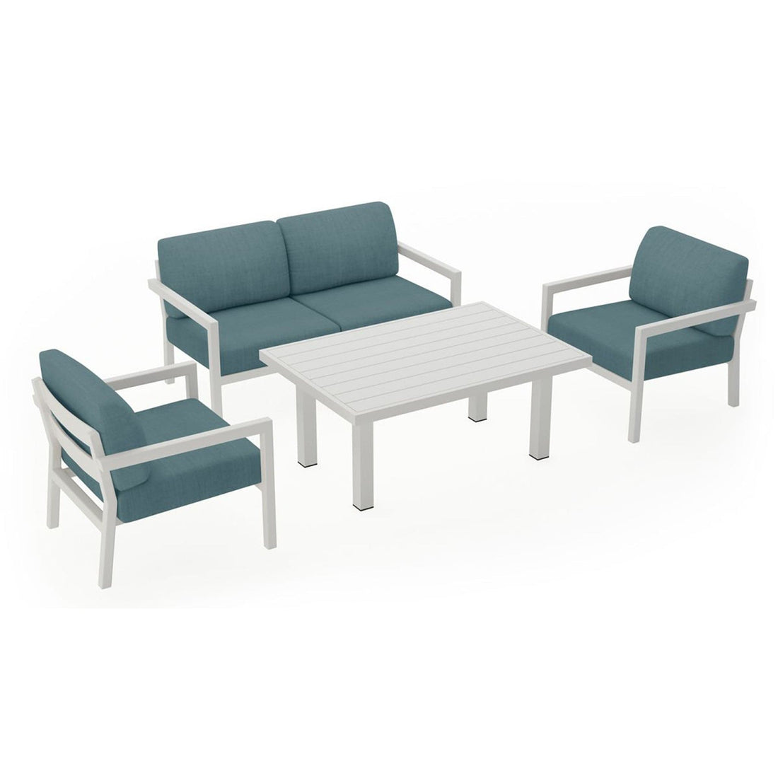 Pacifica Classic 4 Piece Loveseat Set