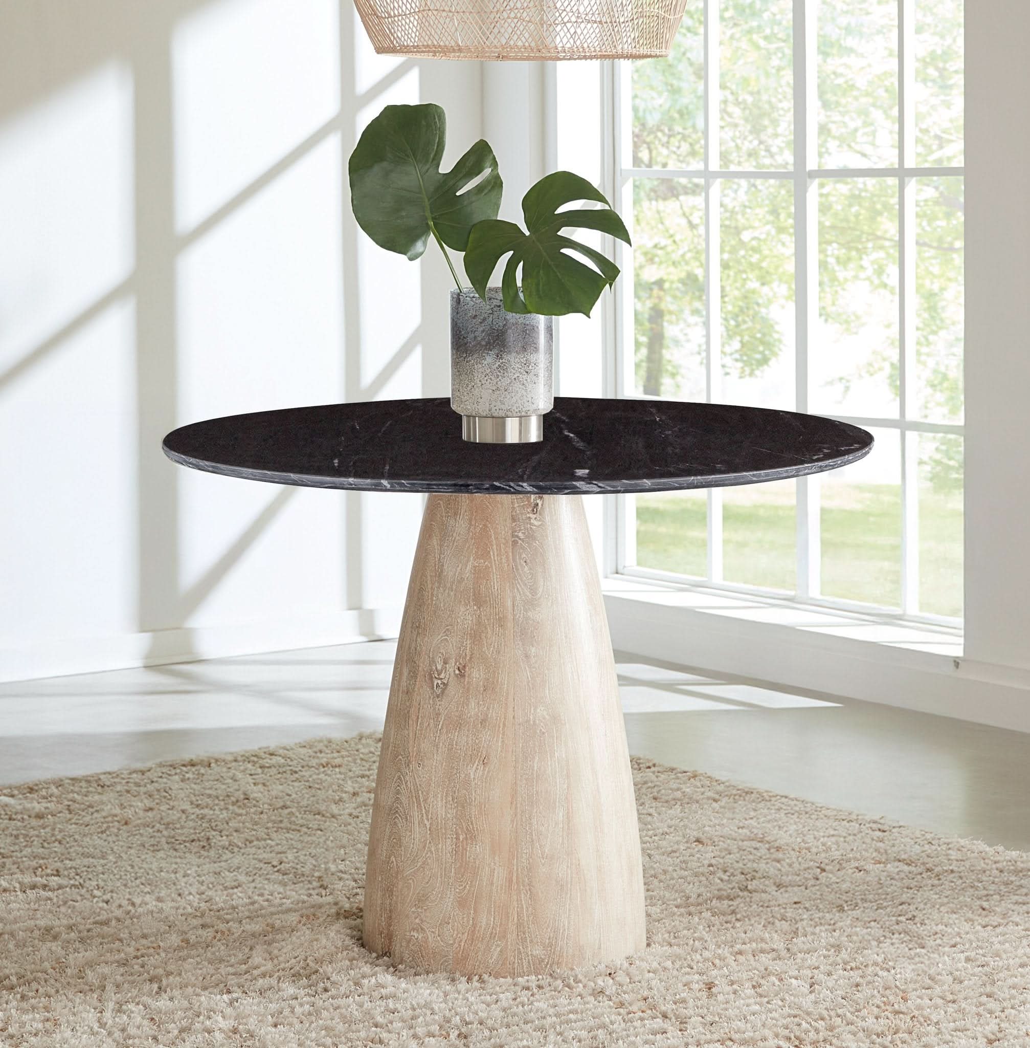 Palm Desert Marble Round Gathering Table - Home Trends & Design