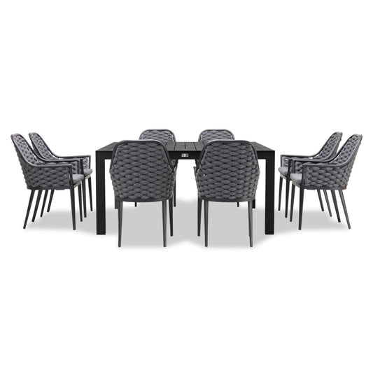 Parlor Classic 8 Seat Square Dining Set