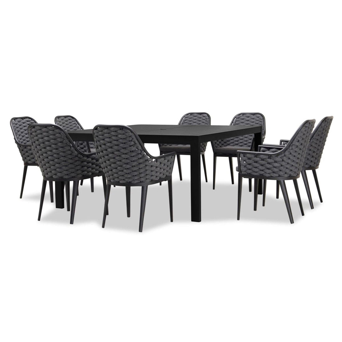 Parlor Classic 8 Seat Square Dining Set