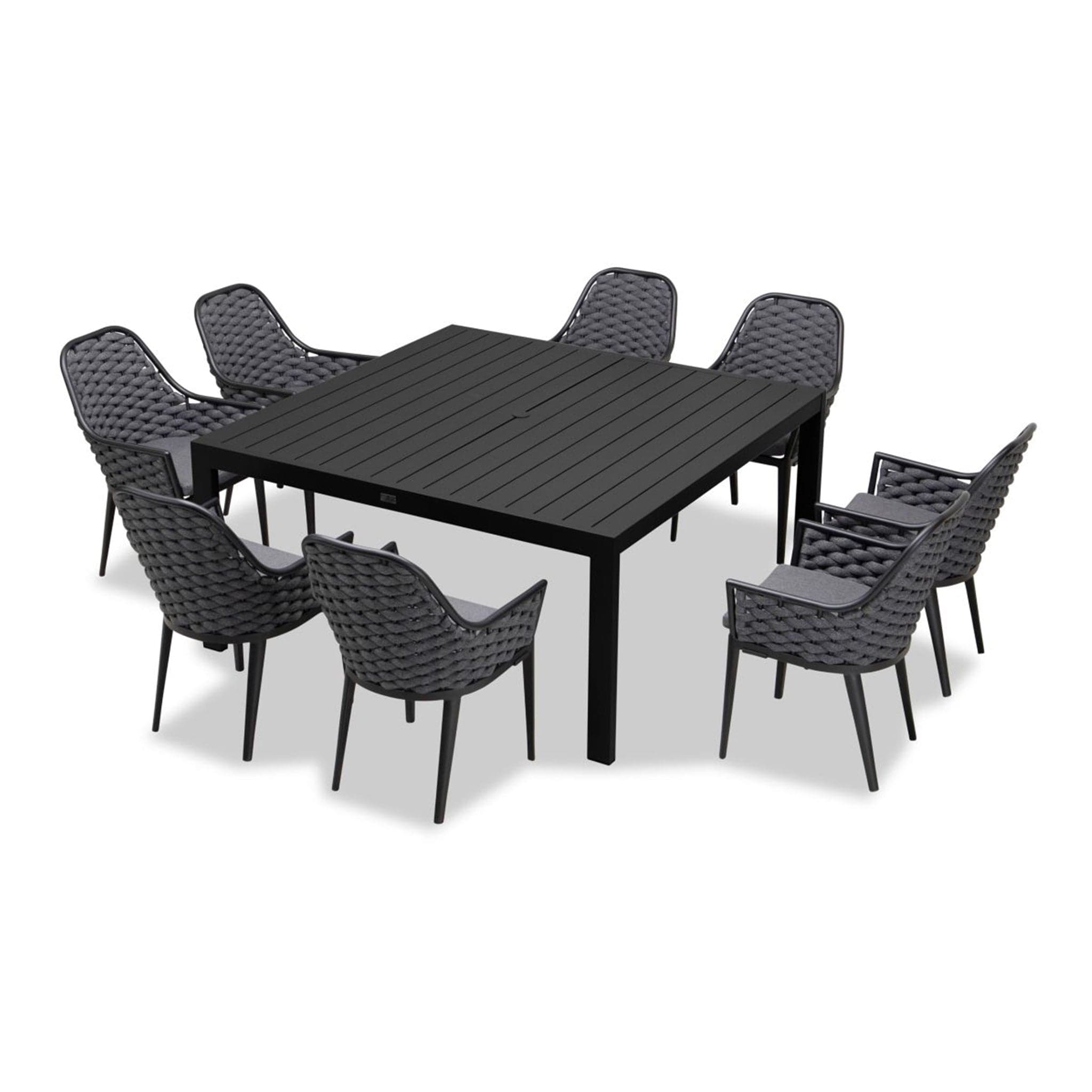 Parlor Classic 8 Seat Square Dining Set