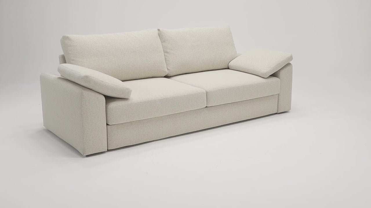 Vilander Sofa Bed With Cushion Arms