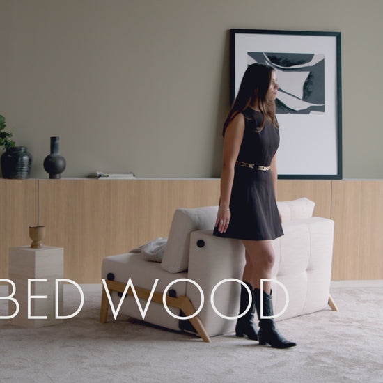 Cubed Wood Sofa Bed from Innovation Living