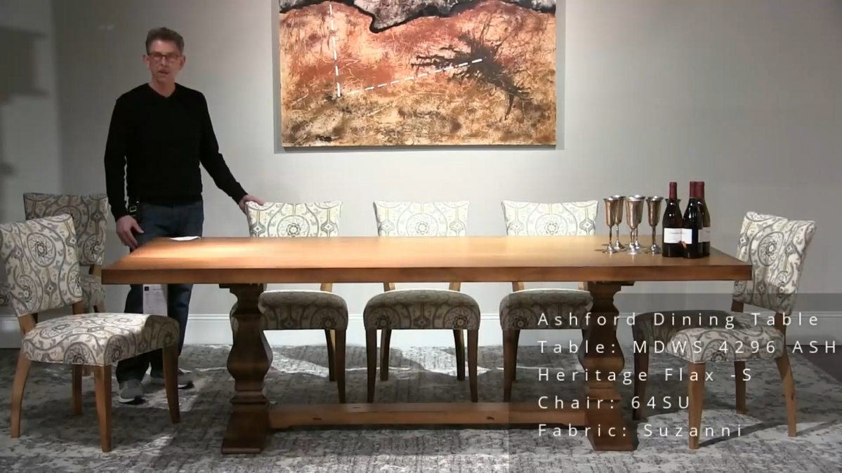 Ashford Trestle Dining Table – Haiku Designs