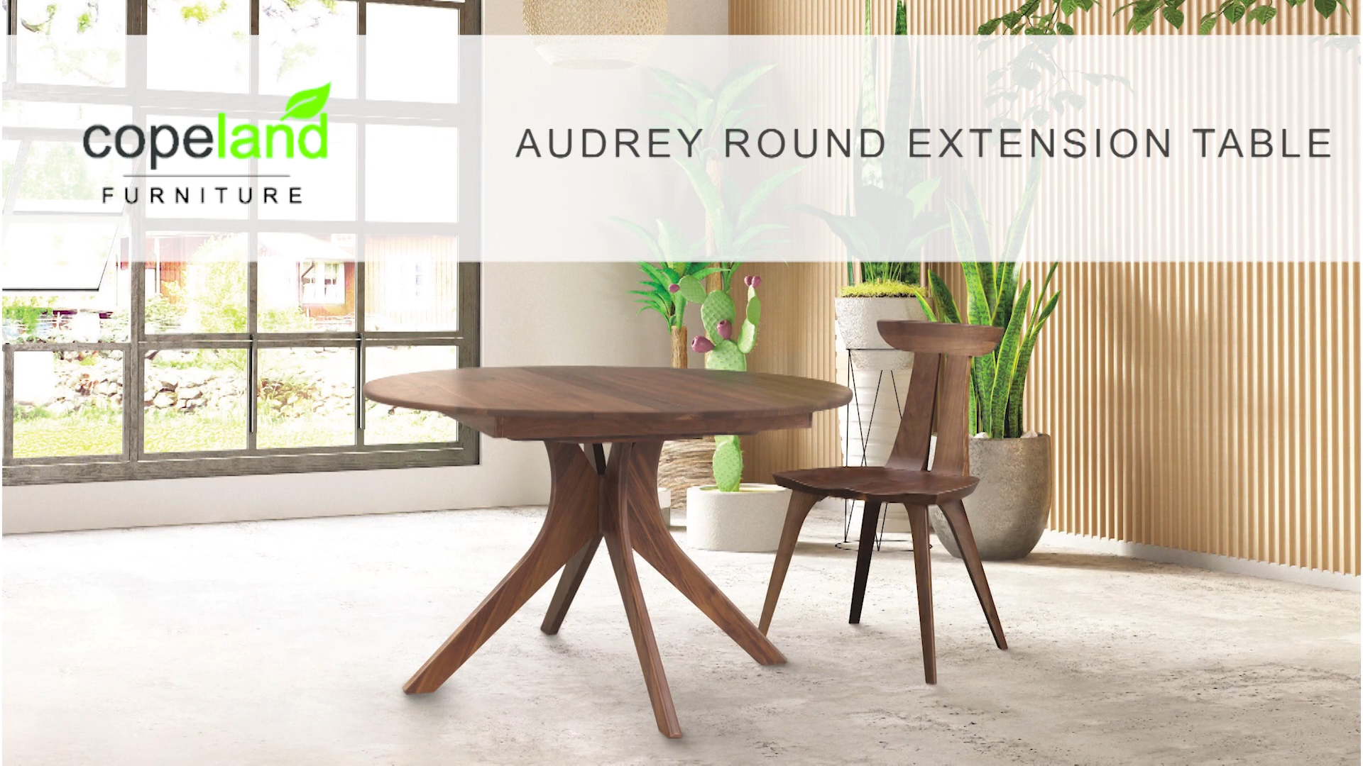 Copeland Audrey Round Extension Table