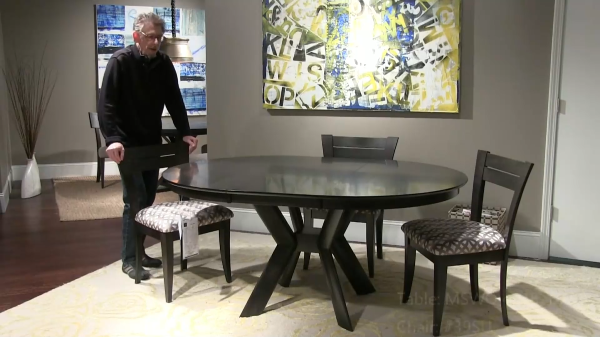 K-Base Glass Round Dining Table – Haiku Designs