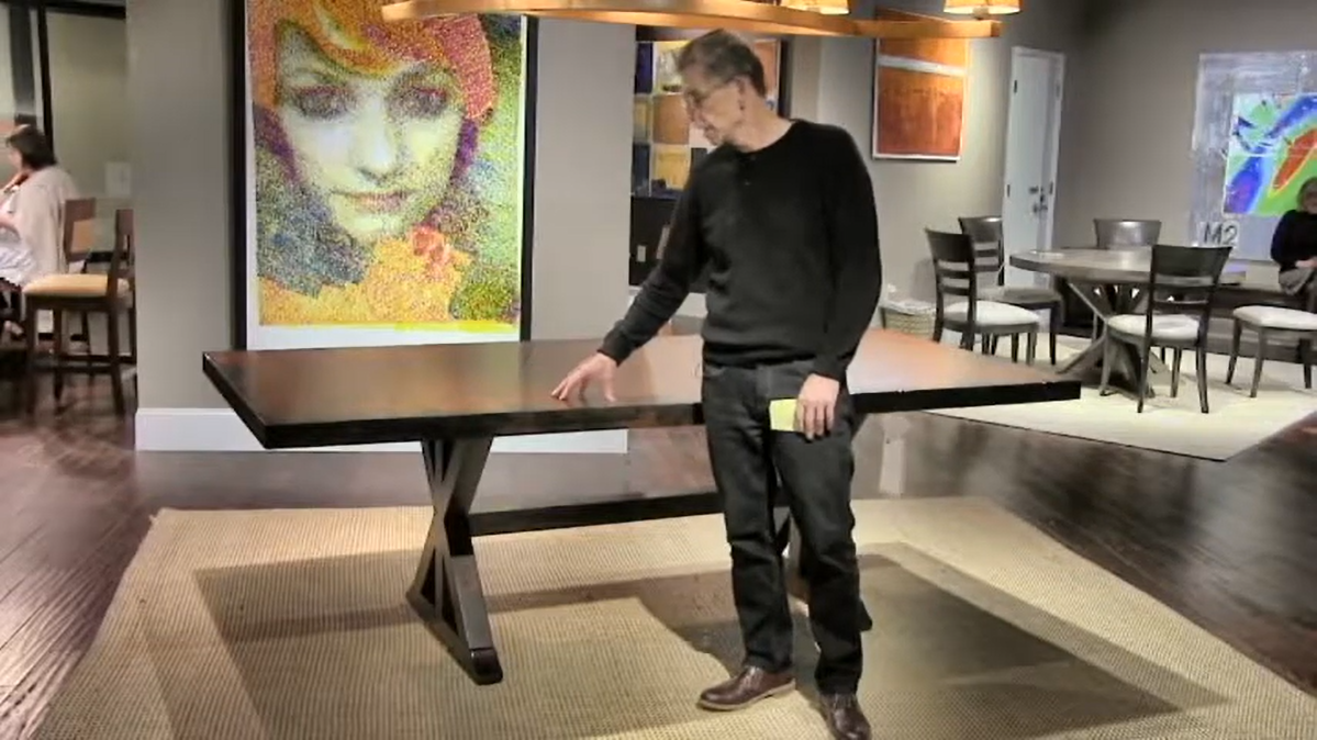 Serpent Glass Dining Table – Haiku Designs - Main Image