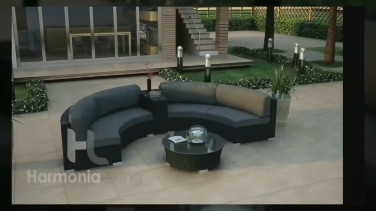 Urbana 4 Piece Curve Sectional Set