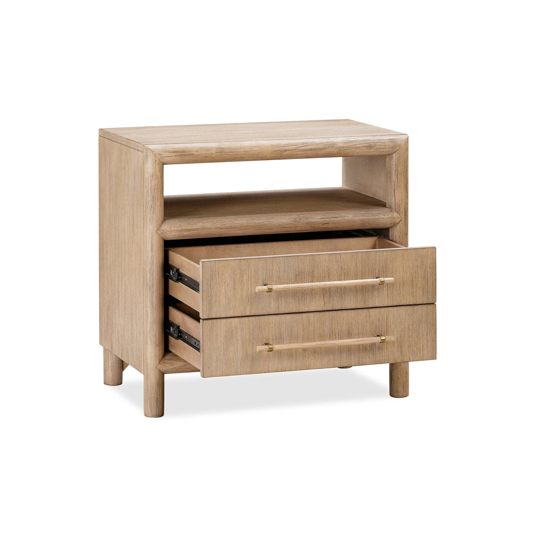 Dorsey 2 Drawer Nightstand with USB