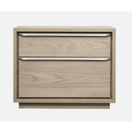 One 2 Drawer Nightstand with USB