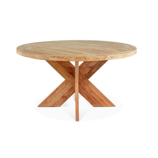 Roost 4 Seat Reclaimed Teak 51" Round Dining Table