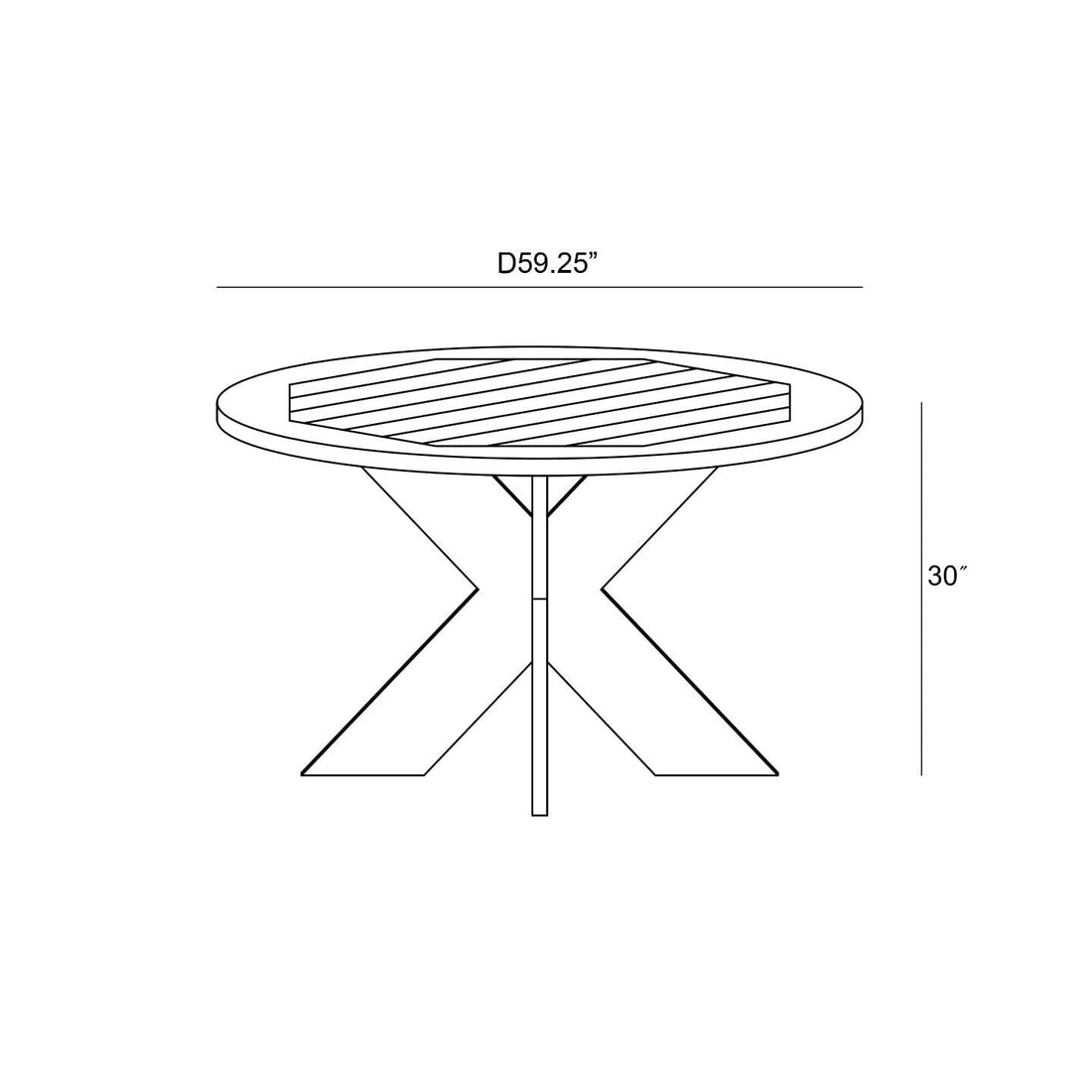 Carl Roost 6 Seat Reclaimed Teak and Rope Dining Set