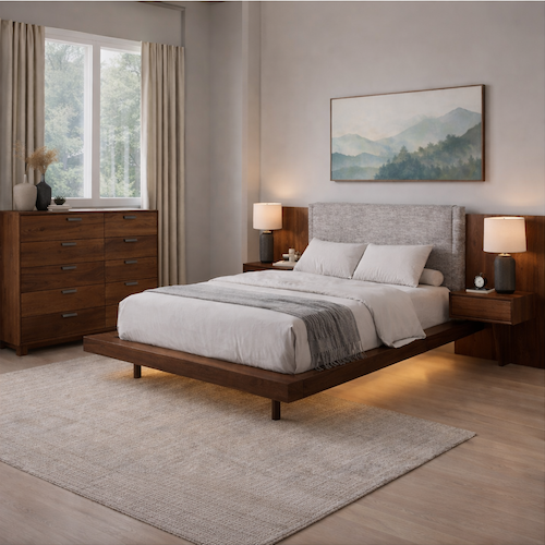 Savoy Floating Platform Bed