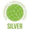 Sustainable Furnishings Council Exemplary Silver Member for responsible harvesting of wood products